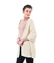 Classic Cable Wool Wrap White Merino Wool 4 Gaelsong