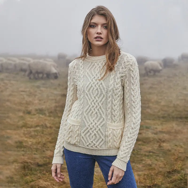 Aran sweater women hotsell