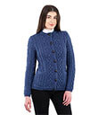 Traditional Ladies Irish Lumber Cardigan view 6