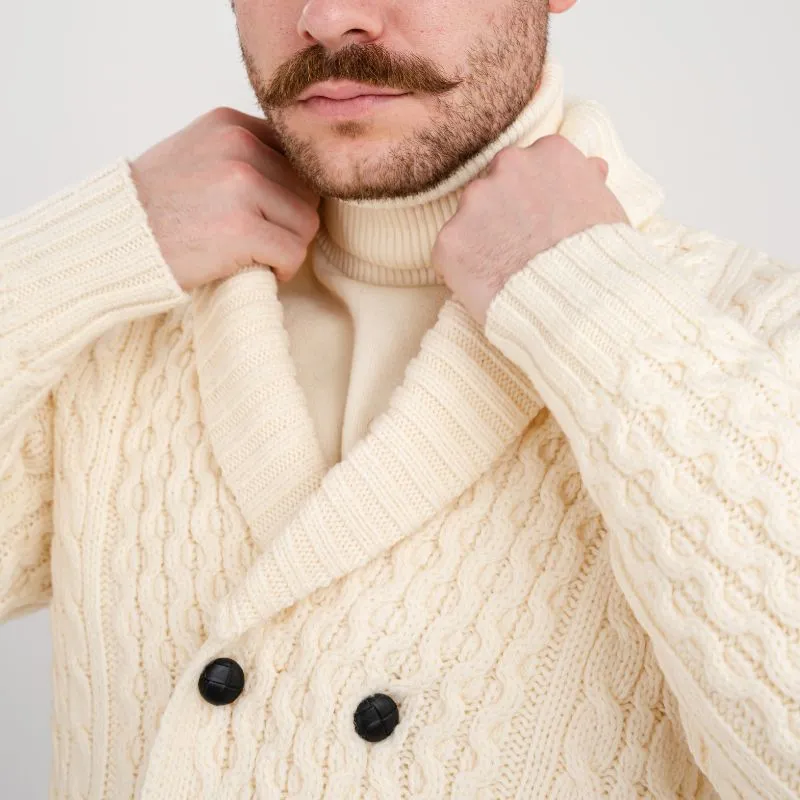 Double Breasted Shawl Irish Cardigan | Gaelsong