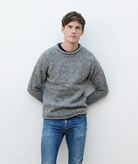 Donegal Wool Roll Neck Sweater
