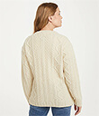 Women's Irish Merino Wool Sweater view 3