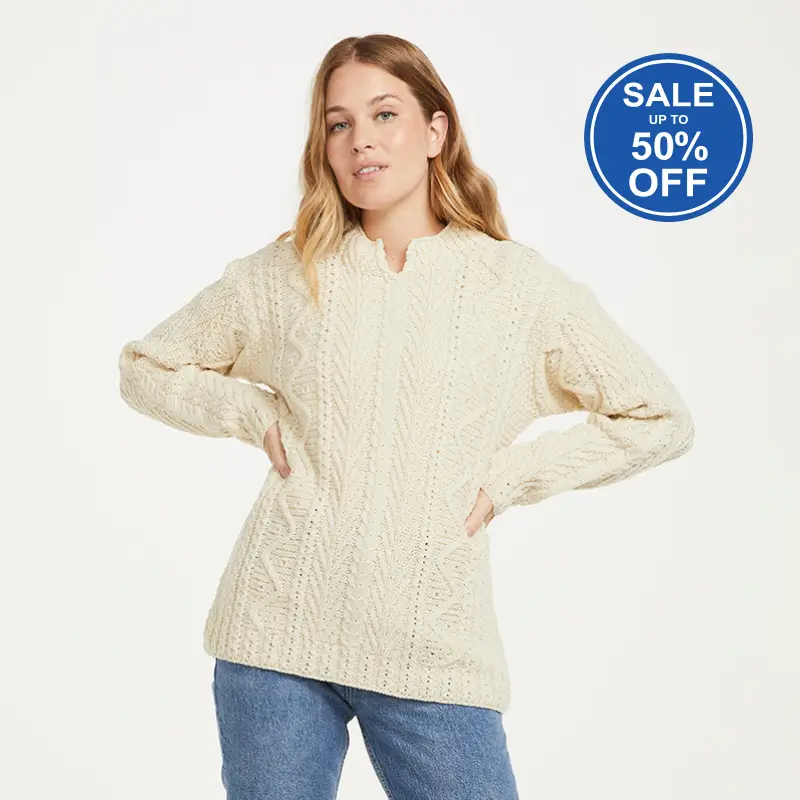 Women's Irish Merino Wool Sweater