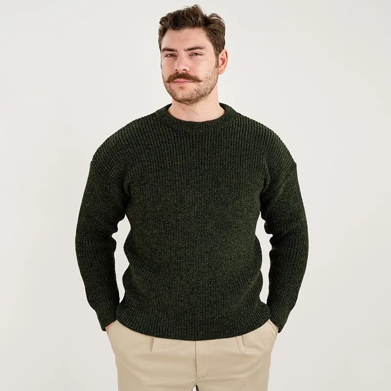 Gents Woollen Irish Fisherman's Ribbed Sweater Gents Woollen Irish Fisherman's Ribbed Sweater