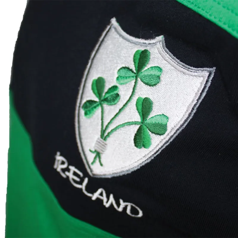 A30030  Irish Rugby Embroidered Shirt Closeup View Galeosong