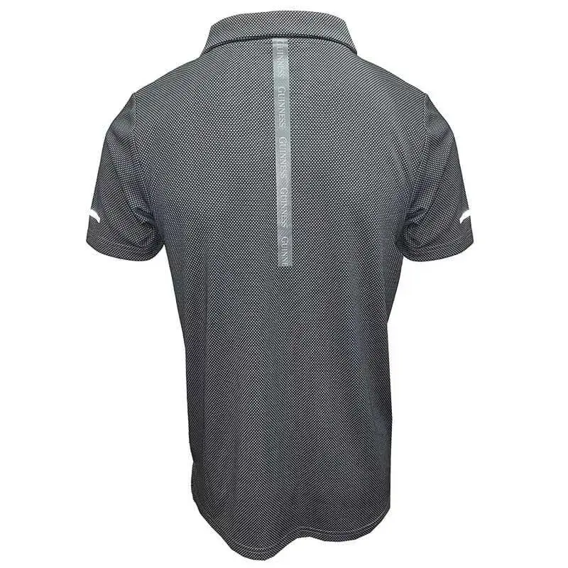 A30041 Men's Guinness Harp Performance Polo Shirt Studio Back Side Gaelsong