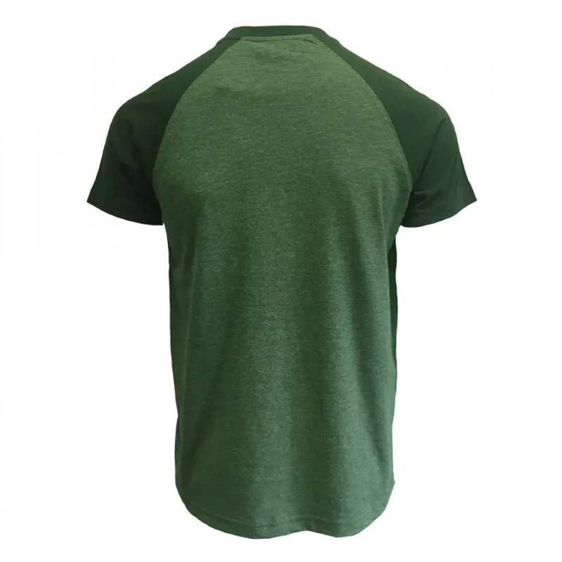 A30044 Moss Book of Kells Raglan T-Shirt Studio Back Side Gaelsong