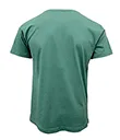A30061 Irish Ocean Green Shamrock Print T Shirt Back Studio Gaelsong 