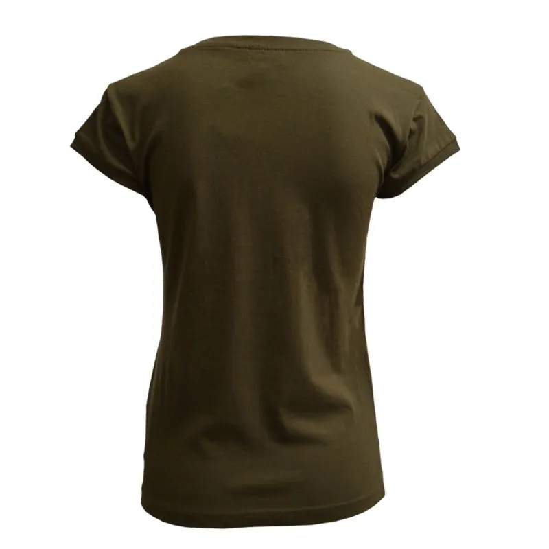 A30064 Khaki Book of Kells Designed T Shirt Back Studio Gaelsong 
