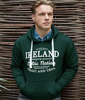Bottle Green Ireland Celtic Nation Hoodie