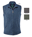 Men's Tweed Zippered Vest Blue Main Gaelsong