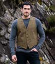 Irish Tweed Herringbone Waistcoat of Wool Lifestyle 1 Gaelsong