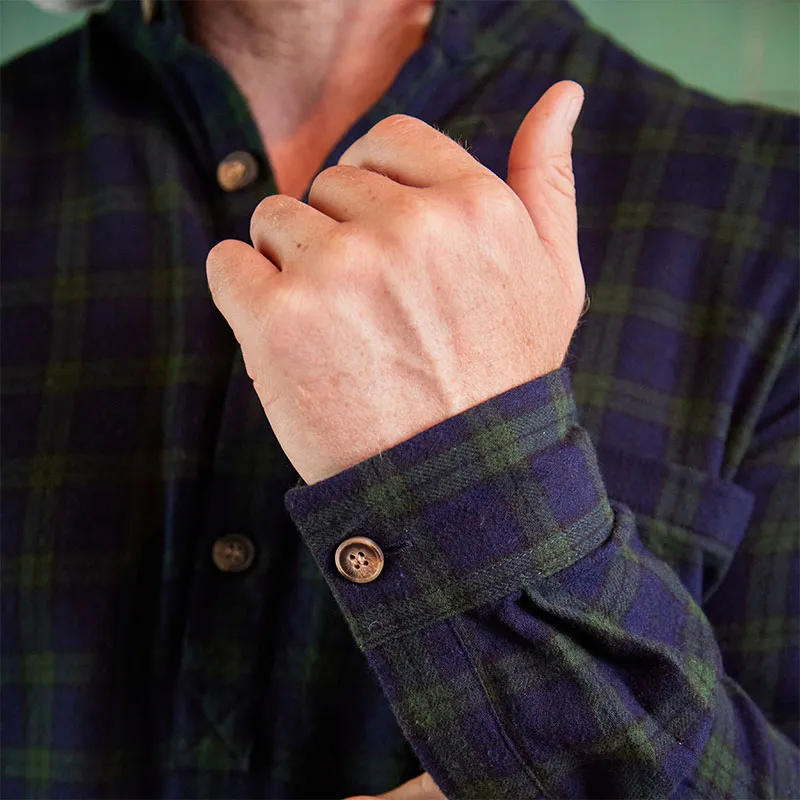 A60131 Scottish Tartan Designed Men's Flannel Nightshirt Gaelsong