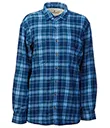 A60155 Scottish Women Fleece Shirt In Blue Colour Gaelsong 