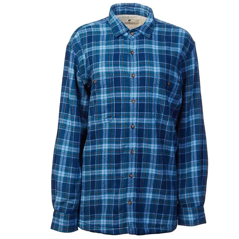 A60155 Women Douglas Clan Tartan Fleece Lined Shirt Studio Gaelsong 