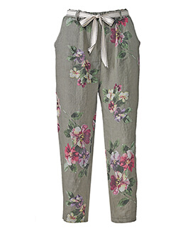 Floral Crop Pants
