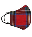 Tartan Mask Royal Steward of Double-Layered Cotton Non-Surgical Gaelsong