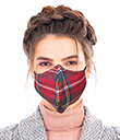 Tartan Mask Royal Steward Lifestyle of Double-Layered Cotton Non-Surgical Gaelsong