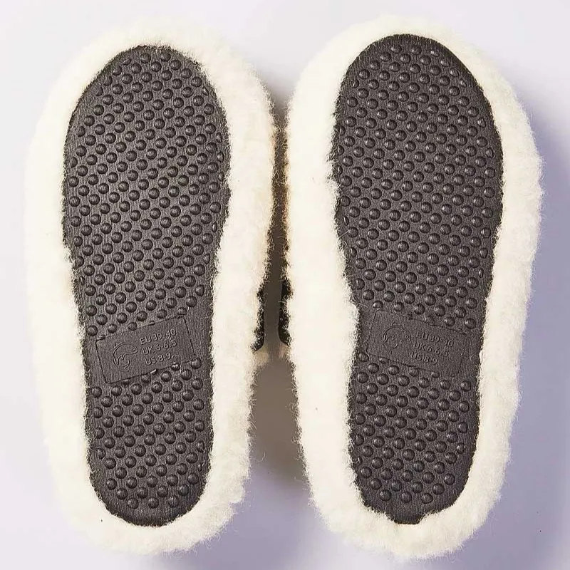 A80008 Woolen Blackwatch Tartan Slippers Anti-Slip Gaelsong