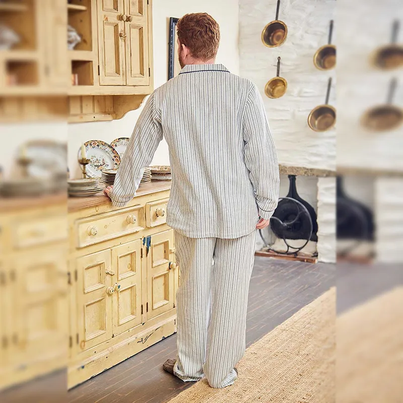 A90010 Genuine Irish Cotton Flannel Pajama Set Back Side Gaelsong