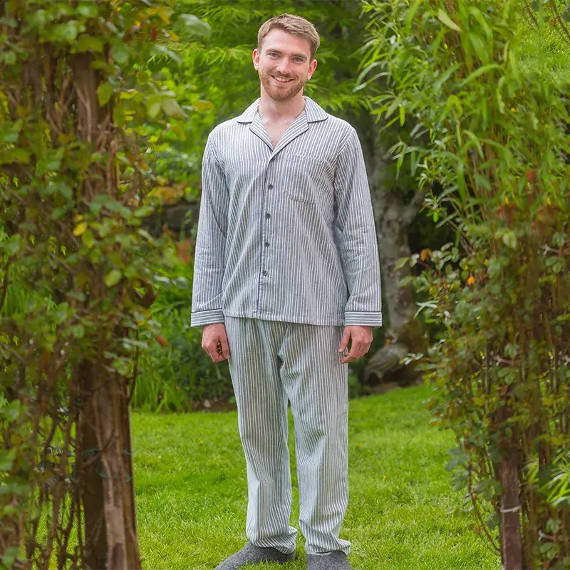 A90010 Genuine Irish Cotton Flannel Pajama Set Lifestyle Gaelsong