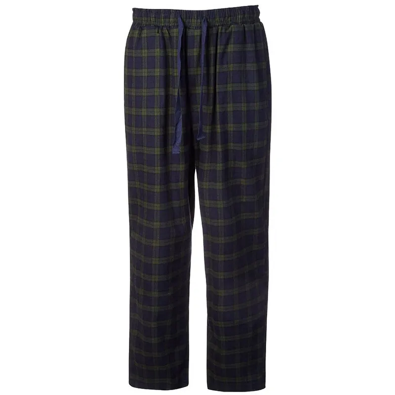A90025 Green Tartan Men's Cotton Irish Lounge Pants Studio Gaelsong