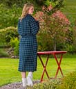  Women's Irish Cotton Flannel Nightrobe- Blackwatch Tartan Design