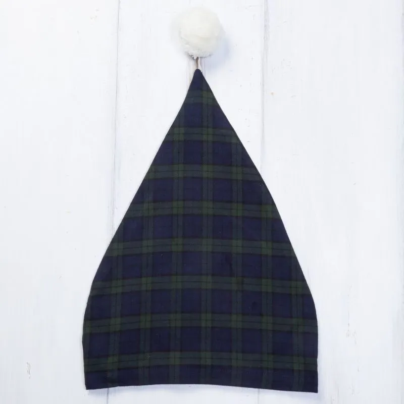 A90034 Blackwatch Tartan Flannel Nightcap Studio Gaelsong 