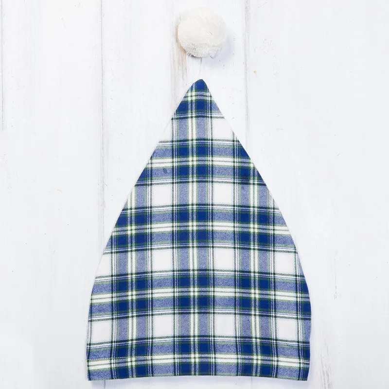 A90048 Ladies Pajama Nightcap - Douglas Blue Tartan Gaelsong