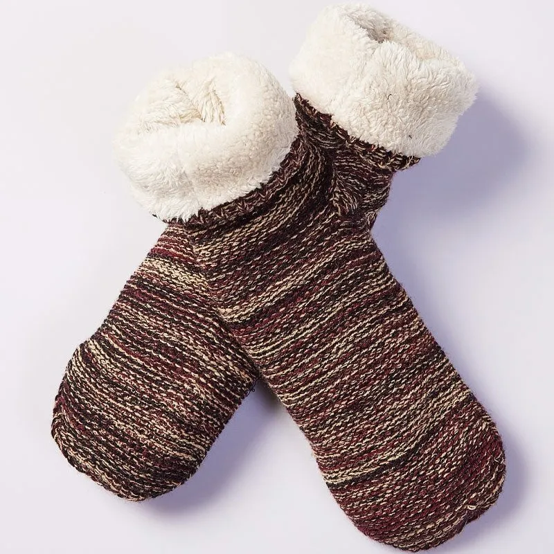 A90074 Fine Donegal Wool Socks - Irish Bell Heather Gaelsong