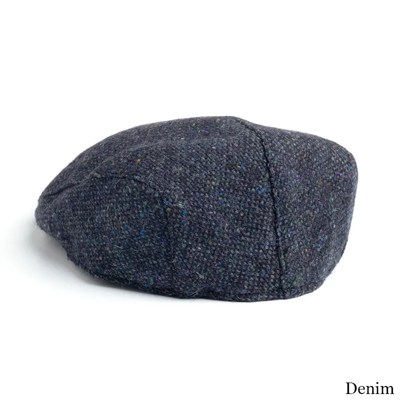 B10078 DENIM Narrow Touring Cap Back Side View Gaelsong