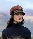 Autumn Countryside Plaid Cap Wool Lifestyle 3 Gaelsong
