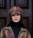 Autumn Countryside Plaid Cap Wool Lifestyle 4 Gaelsong