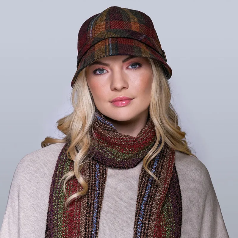 B10156 Shades of Autumn Tweed Hat Front Gaelsong