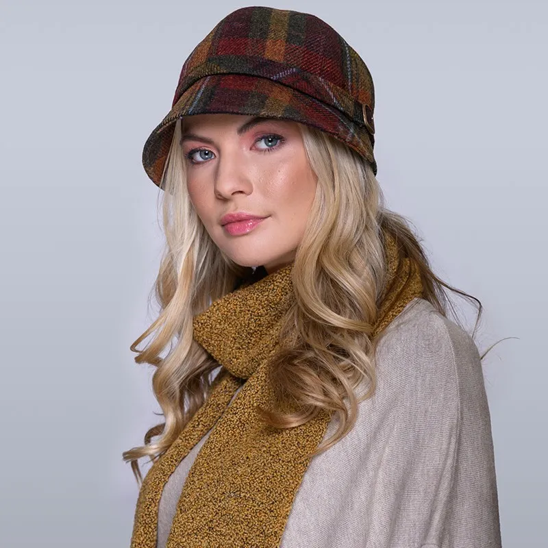 B10156 Shades of Autumn Tweed Hat Side View Gaelsong