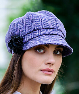 Lavender Newsboy Hat 