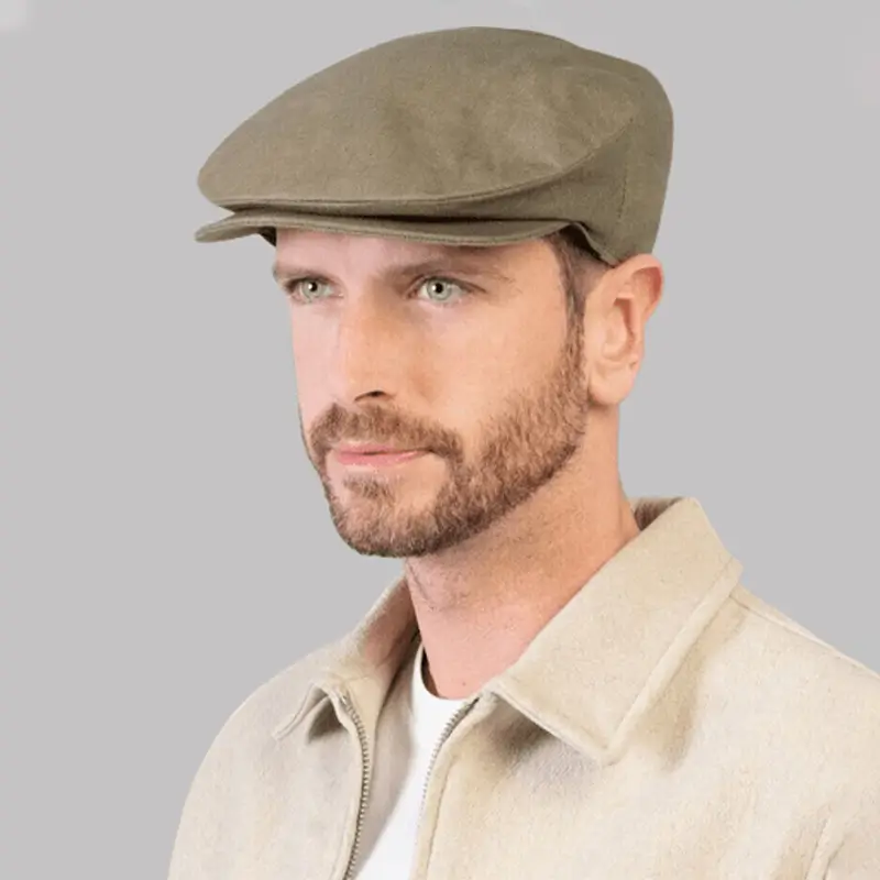 B10170 Khaki Color Irish Linen Cap Studio Gaelsong