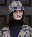 Blarney Plaid Tweed Flapper Hat view 1
