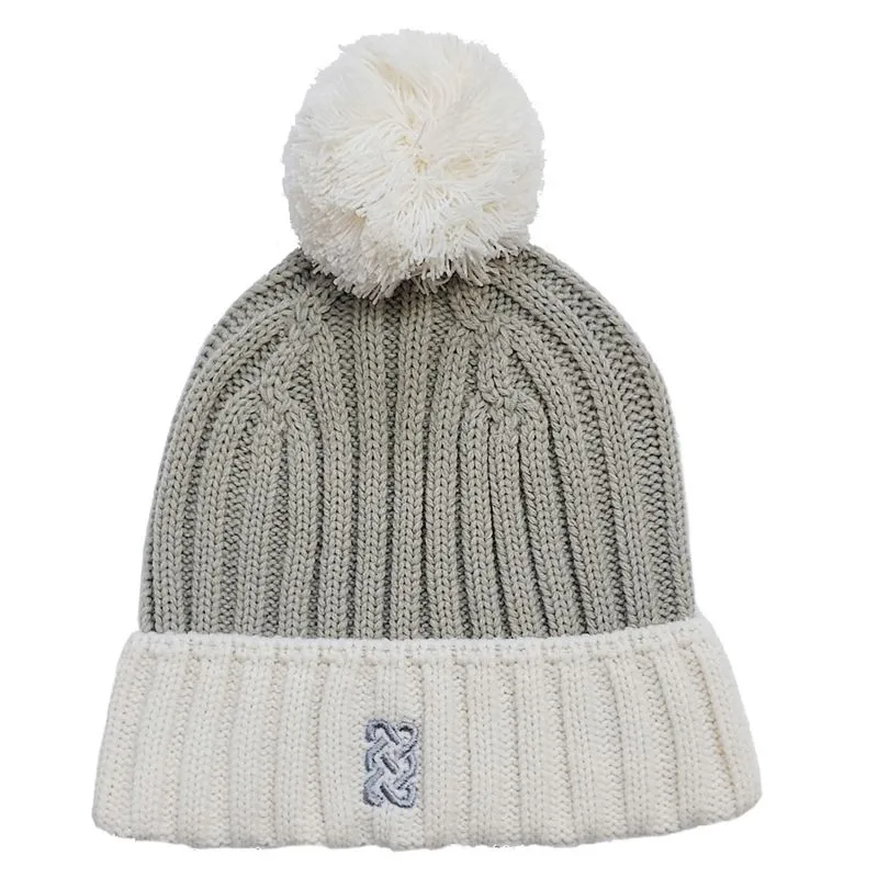 B10196 Celtic Knot Hat in Taupe Gaelsong