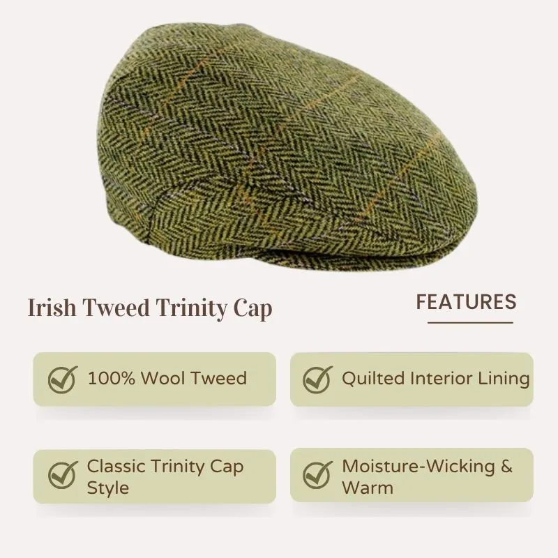 Men's Tweed Irish Trinity Cap 