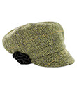 Green Fields Tweed Newsboy Hat view 6
