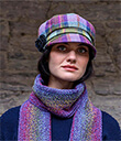 Ladies' Newsboy Hat - Colors of Spring view 2