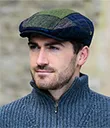Patchwork Tweed Irish Flat Cap