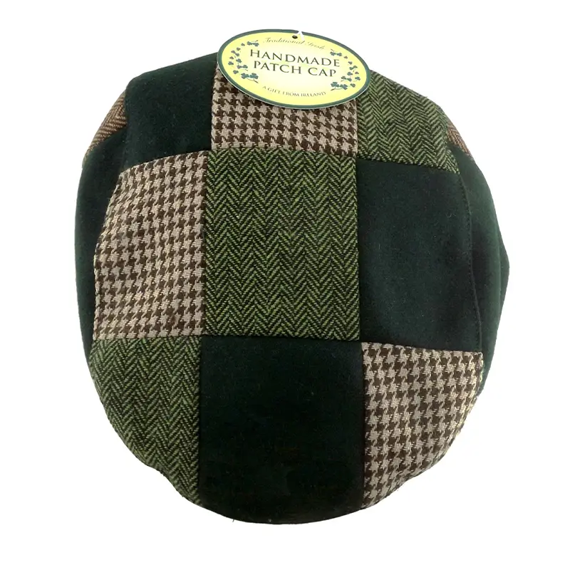 Embroidered Guinness Patchwork Flat Cap | Gaelsong