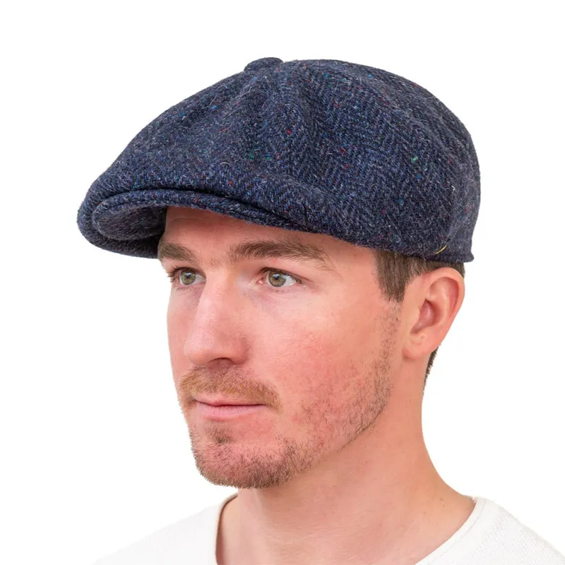 Donegal Gatsby Newsboy Cap in Navy