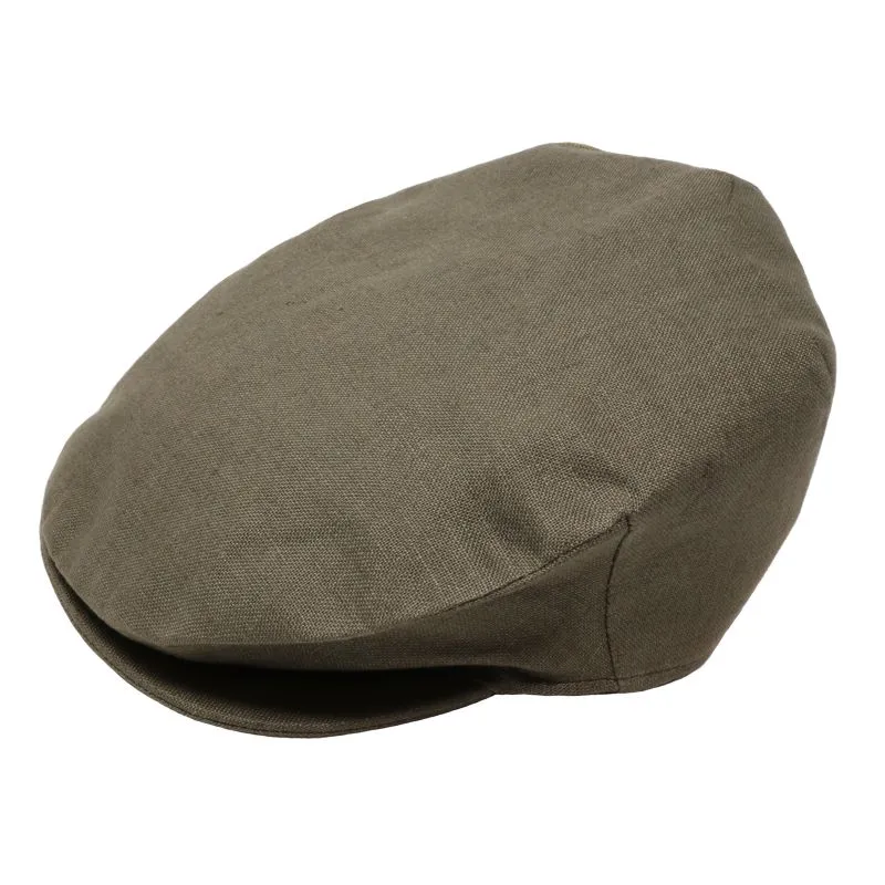  B10334 KHAKI Colour Ladies Irish Linen Vintage Style Flat Cap Gaelsong