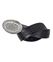 Celtic Lions Buckle with Belt Black Gaelsong