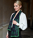 Shamrock Spring Silk Scarf Lifestyle 2 Gaelsong