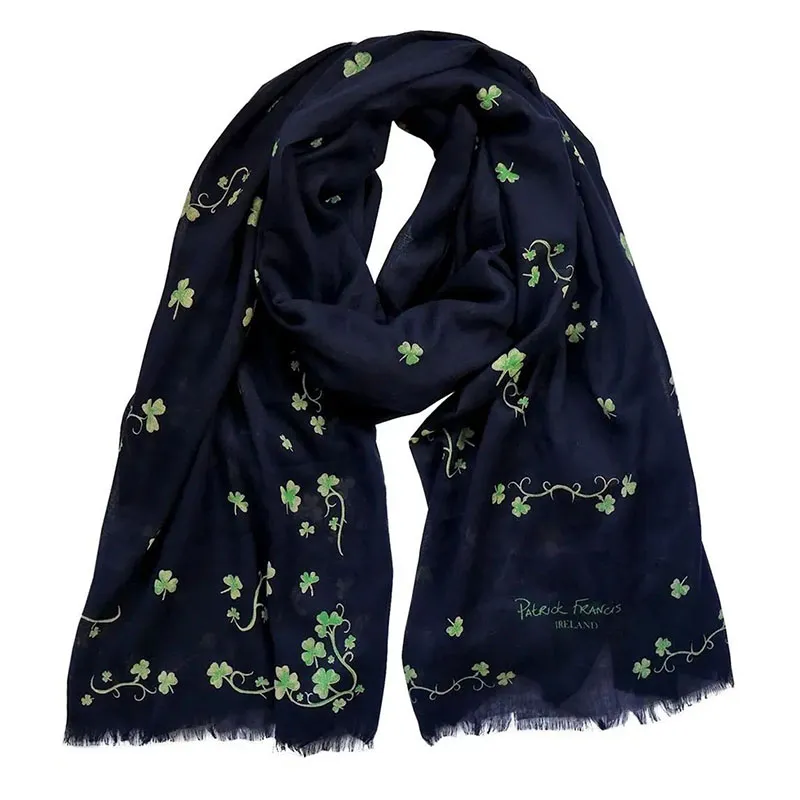 B30146 Shamrock Meadow Scarf Studio Gaelsong