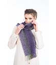 Irish Fringed Trim Scarf in Wool and Cashmere view 2